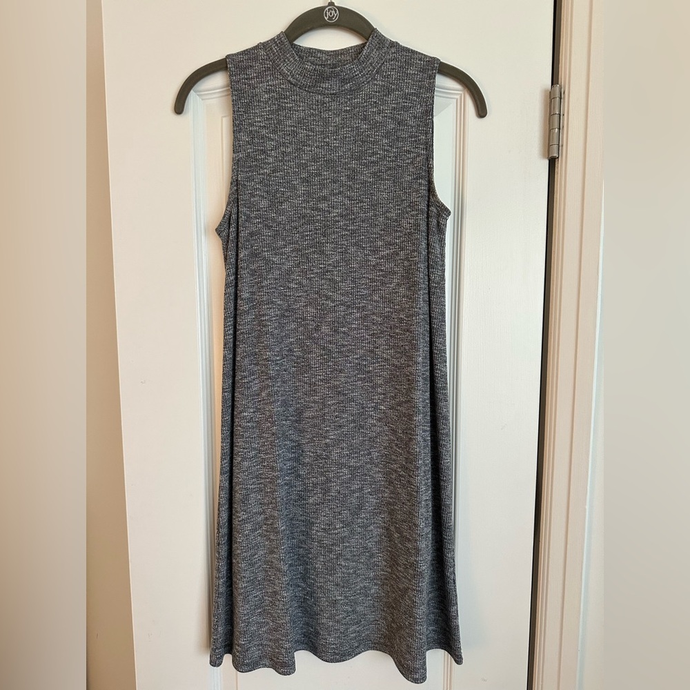 Madewell Marled Mock Neck Swingy Tank Dress size XS